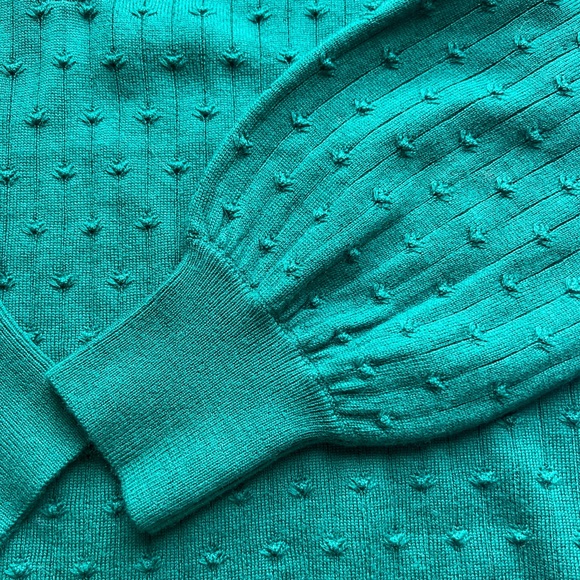 Sézane Emerald Green Zoe Sweater Jumper Knit - Picture 5 of 9